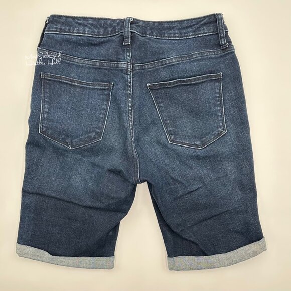 Universal Thread High Rise Bermuda Jean Shorts Size 4 / 27 - Picture 2 of 5